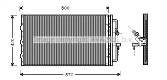 Конденсатор (AVA QUALITY COOLING: OL5267)