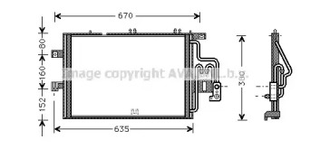 Конденсатор (AVA QUALITY COOLING: OL5309)