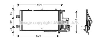 Конденсатор (AVA QUALITY COOLING: OL5310)