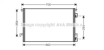 Конденсатор (AVA QUALITY COOLING: OL5334)