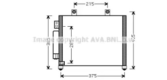 Конденсатор (AVA QUALITY COOLING: OL5342D)