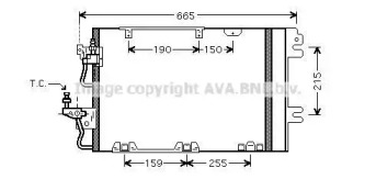 Конденсатор (AVA QUALITY COOLING: OL5384D)