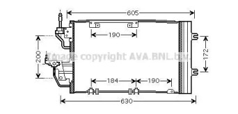 Конденсатор (AVA QUALITY COOLING: OL5454D)