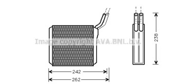 Теплообменник (AVA QUALITY COOLING: OL6205)