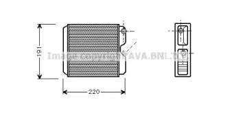 Теплообменник (AVA QUALITY COOLING: OL6243)