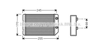 Теплообменник (AVA QUALITY COOLING: OL6314)