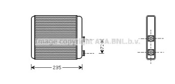 Теплообменник (AVA QUALITY COOLING: OL6321)