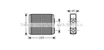 Теплообменник (AVA QUALITY COOLING: OL6403)