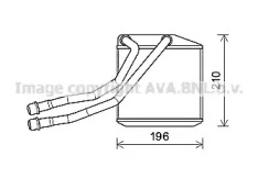 Теплообменник (AVA QUALITY COOLING: OL6676)
