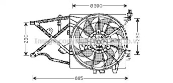 Вентилятор (AVA QUALITY COOLING: OL7505)