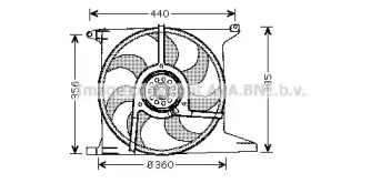 Вентилятор (AVA QUALITY COOLING: OL7512)