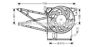 Вентилятор (AVA QUALITY COOLING: OL7515)