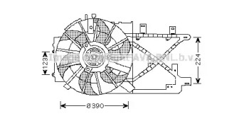 Вентилятор (AVA QUALITY COOLING: OL7516)