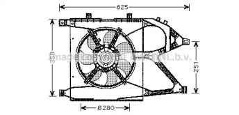 Вентилятор (AVA QUALITY COOLING: OL7517)