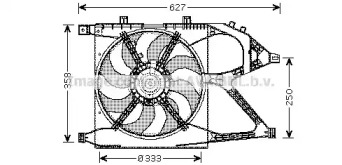 Вентилятор (AVA QUALITY COOLING: OL7519)