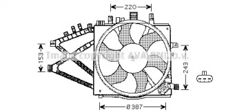 Вентилятор (AVA QUALITY COOLING: OL7521)