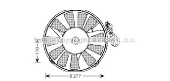 Вентилятор (AVA QUALITY COOLING: OL7523)