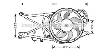 Вентилятор (AVA QUALITY COOLING: OL7530)