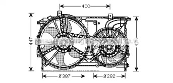 Вентилятор (AVA QUALITY COOLING: OL7533)