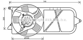 Вентилятор (AVA QUALITY COOLING: OL7537)