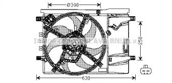 Вентилятор (AVA QUALITY COOLING: OL7539)