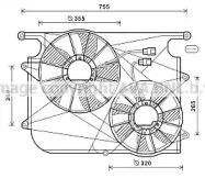 Вентилятор (AVA QUALITY COOLING: OL7571)