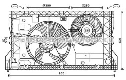 Вентилятор (AVA QUALITY COOLING: OL7588)