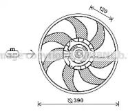 Вентилятор (AVA QUALITY COOLING: OL7652)