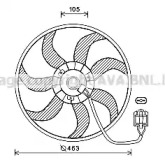 Вентилятор (AVA QUALITY COOLING: OL7657)