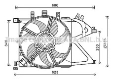 Вентилятор (AVA QUALITY COOLING: OL7660)