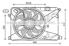 Вентилятор (AVA QUALITY COOLING: OL7669)