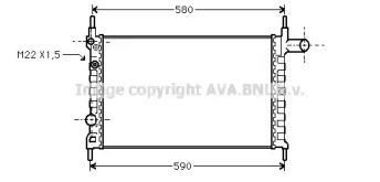 Теплообменник (AVA QUALITY COOLING: OLA2150)