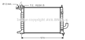 Теплообменник (AVA QUALITY COOLING: OLA2218)