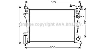 Теплообменник (AVA QUALITY COOLING: OLA2408)