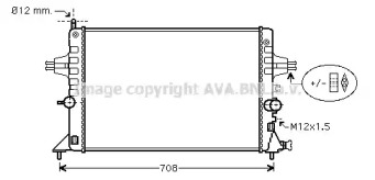 Теплообменник (AVA QUALITY COOLING: OLA2440)