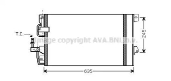 Конденсатор (AVA QUALITY COOLING: OLA5390D)