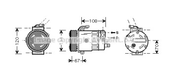 Компрессор (AVA QUALITY COOLING: OLAK319)