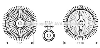 Сцепление (AVA QUALITY COOLING: OLC552)