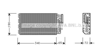 Испаритель (AVA QUALITY COOLING: OLV088)