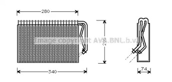 Испаритель (AVA QUALITY COOLING: OLV311)