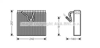 Испаритель (AVA QUALITY COOLING: OLV328)