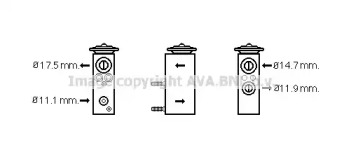 Клапан (AVA QUALITY COOLING: PE1348)