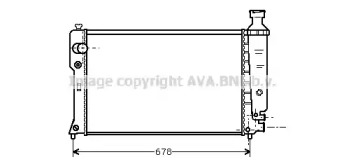 Теплообменник (AVA QUALITY COOLING: PE2068)