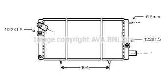 Теплообменник (AVA QUALITY COOLING: PE2085)