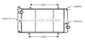 Теплообменник (AVA QUALITY COOLING: PE2111)