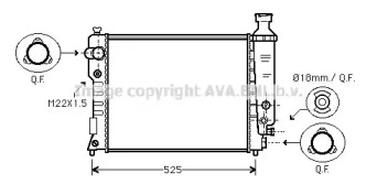 Теплообменник (AVA QUALITY COOLING: PE2124)