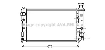 Теплообменник (AVA QUALITY COOLING: PE2128)