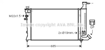 Теплообменник (AVA QUALITY COOLING: PE2136)