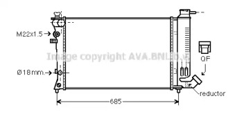 Теплообменник (AVA QUALITY COOLING: PE2140)