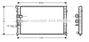 Теплообменник (AVA QUALITY COOLING: PE2178)